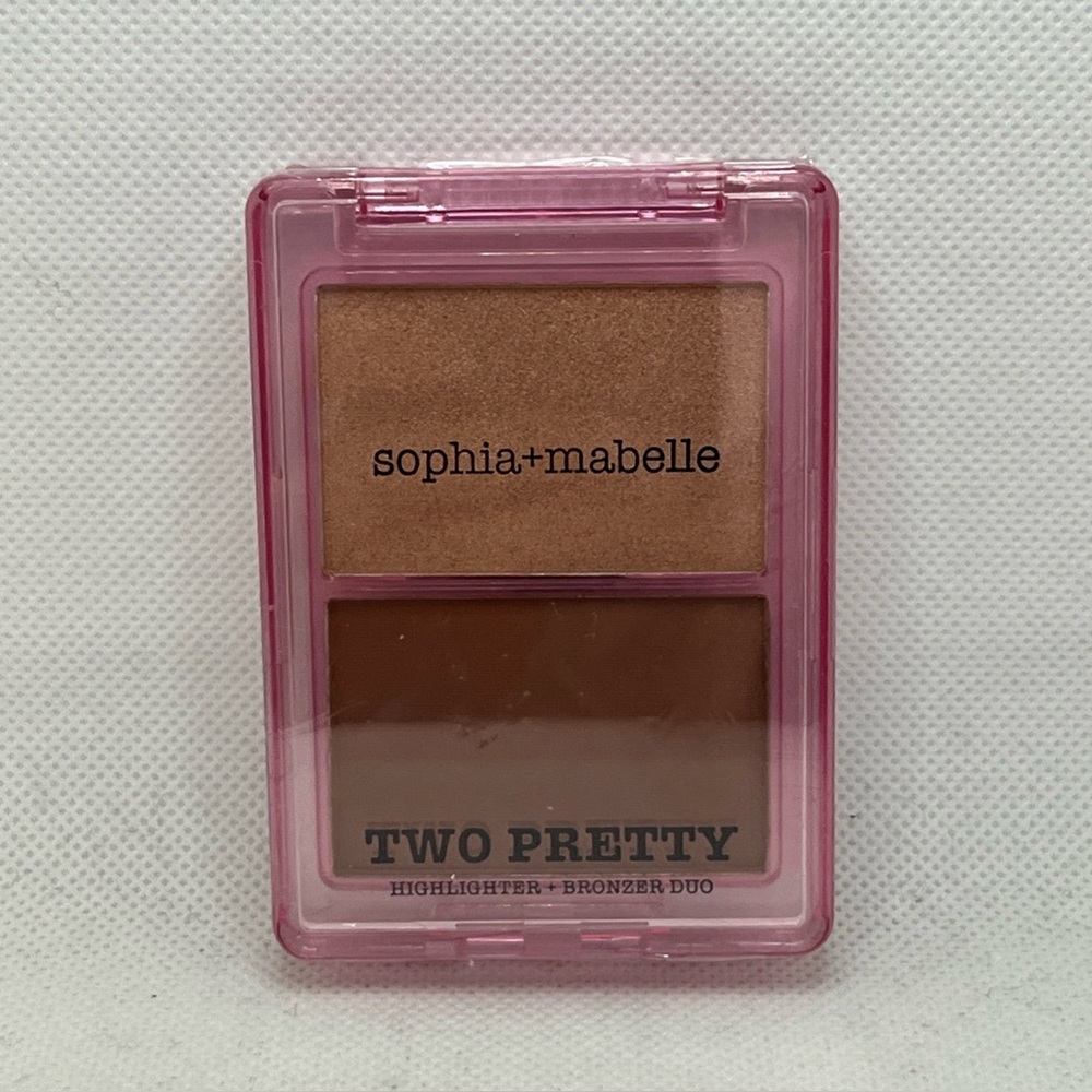 Sophia+Mabelle Highlighter & Bronzer Palette Duo Sunlit Sand 6g/0.21oz